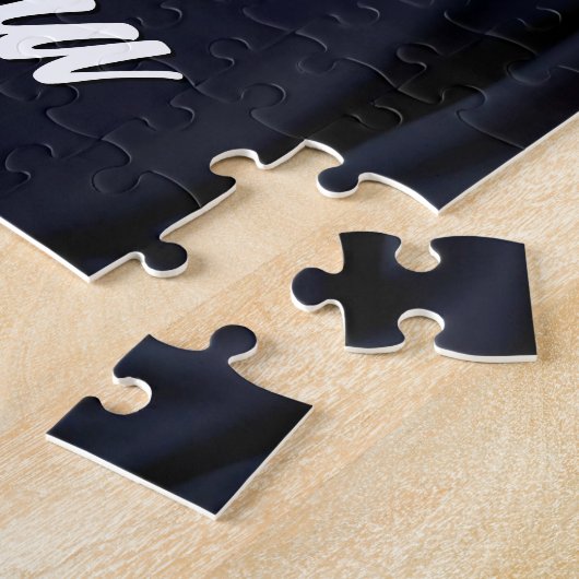 Barack Obama 44. Präsident & USA Flag Puzzle (Seite)