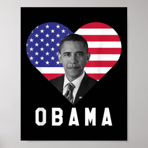 Barack Obama 44. US-Präsident I Liebe Obama Poster