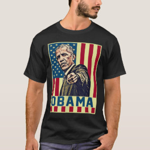 Barack Obama 44. US-Präsident Pop Art Vintag uns T-Shirt