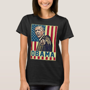 Barack Obama 44. US-Präsident Pop Art Vintag uns T-Shirt