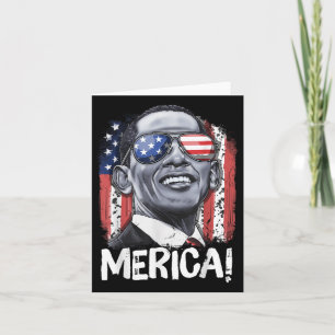Barack Obama 4. Juli Merica Männer Frauen USA Amer Karte