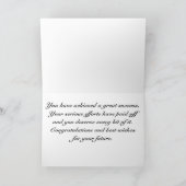 Barack Obama - Abschluss Karte-m Karte (Innenseite)