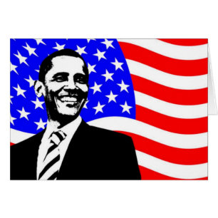 Barack Obama amerikanische Flagge