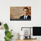 Barack Obama, Amtseid Poster (Heimbüro)