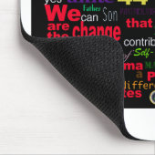 Barack Obama Änderungszitat Mousepad (Ecke)