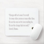 Barack Obama Änderungszitat Mousepad (Mit Mouse)