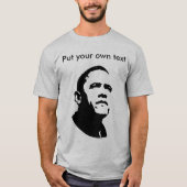 Barack Obama - Anpassen T-Shirt (Vorderseite)