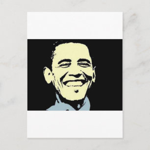 Barack Obama Art Postcard Postkarte
