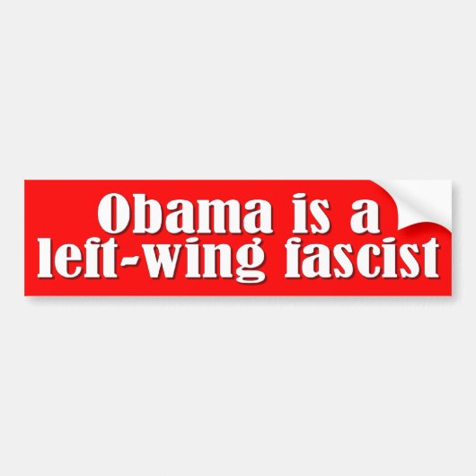 Barack Obama Autoaufkleber (Vorne)