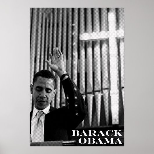 Barack Obama B&W Poster (Vorne)