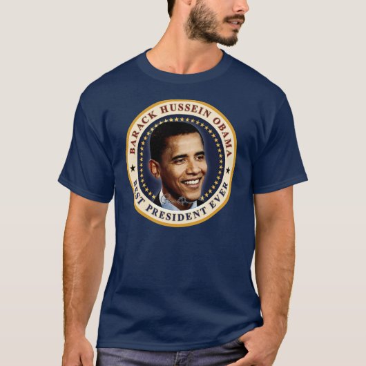 Barack Obama - Bester Präsident je T-Shirt (Vorderseite)