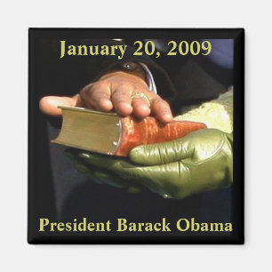 Barack Obama Bibelandenken Magnet