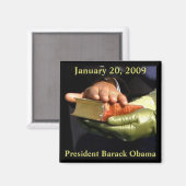 Barack Obama Bible Souvenir Magnet (Vorderseite/Rückseite)