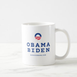 Barack Obama Biden 2012 mit "O-" Logo Kaffeetasse