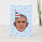 BARACK OBAMA BIRTHDAY KARTE (Vorderseite)