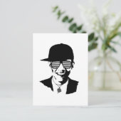 Barack Obama Bling Postkarte (Stehend Vorderseite)