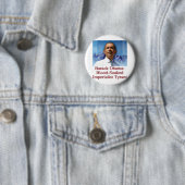 Barack Obama: Blutdurchtränkter imperialistischer Button (Beispiel)