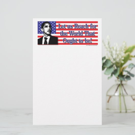 Barack Obama Briefpapier (Stehend Vorderseite)