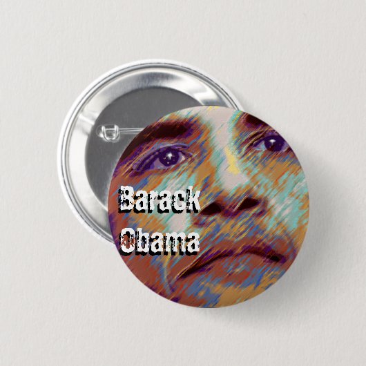 Barack Obama Button (Vorne & Hinten)