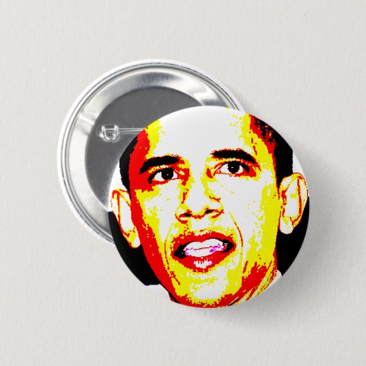 Barack Obama Button (Vorne & Hinten)
