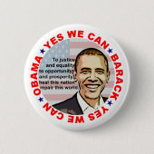 Barack Obama Button (Vorderseite)