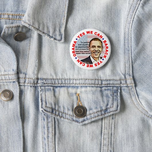 Barack Obama Button (Beispiel)