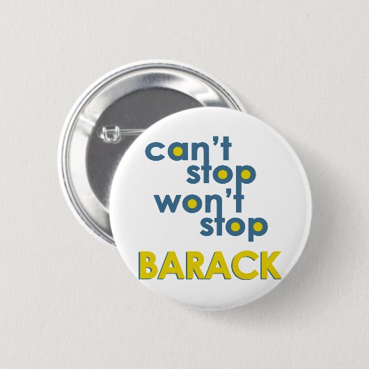 Barack Obama Button (Vorne & Hinten)