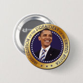 Barack Obama Button (Vorne & Hinten)