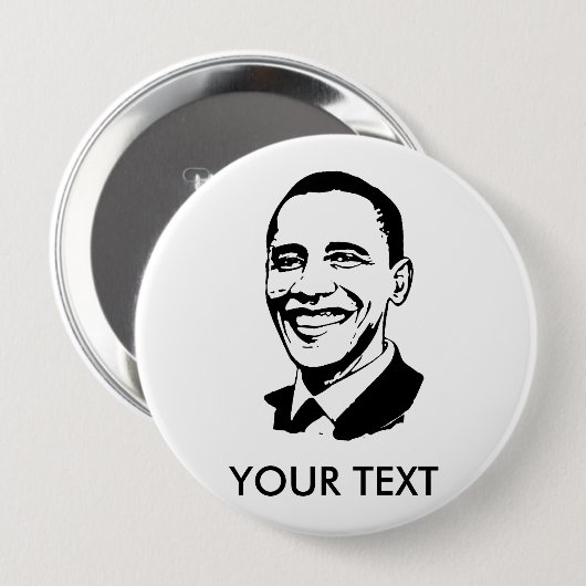 Barack Obama Button (Vorne & Hinten)
