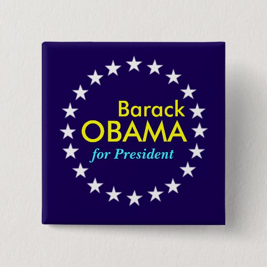 Barack Obama Button (Vorderseite)