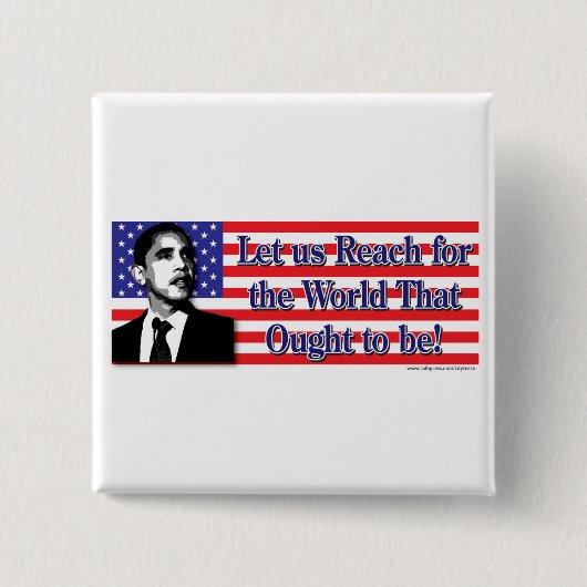 Barack Obama Button (Vorderseite)
