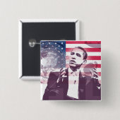 Barack Obama - Button (Vorne & Hinten)