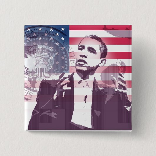 Barack Obama - Button (Vorderseite)