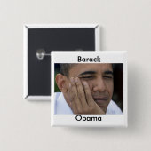 Barack Obama Button (Vorne & Hinten)