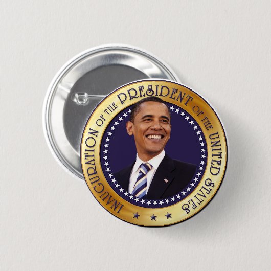 Barack Obama Button (Vorne & Hinten)