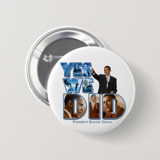 Barack Obama Button (Vorne & Hinten)