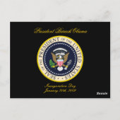Barack Obama Calendar Postkarte (Rückseite)