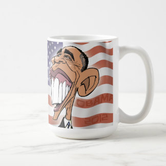 Barack Obama Cartoon-Tassen-Flagge Kaffeetasse