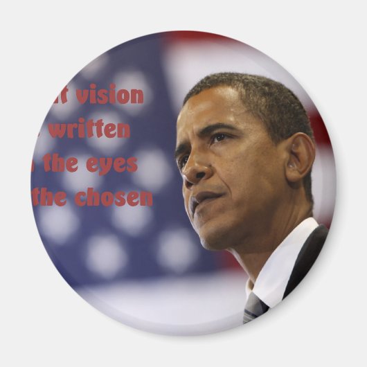 Barack Obama Chosen Magnet (Vorne)