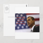 Barack Obama Chosen Postkarte (Vorne/Hinten)