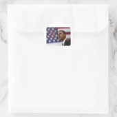 Barack Obama Chosen Runder Aufkleber (Tasche)