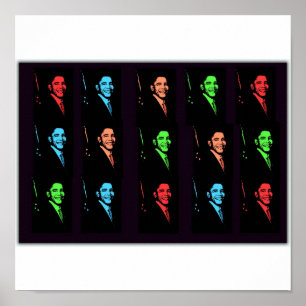 Barack Obama Collage Poster