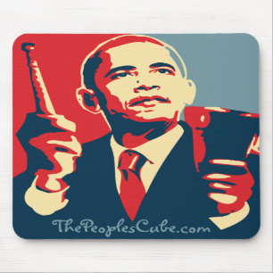 Barack Obama - Cowbell: OHP Mousepad