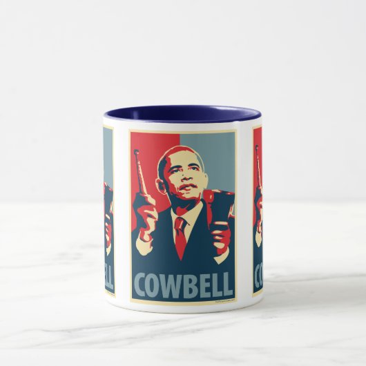 Barack Obama - Cowbell: OHP Tasse (Zentrum)