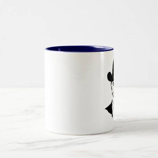 Barack Obama Cowboyhut Zweifarbige Tasse (Mittel)