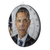 Barack Obama Dartboard Dartscheibe (Vorderseite rechts)