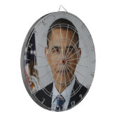 Barack Obama Dartboard Dartscheibe (Vorderseite Links)