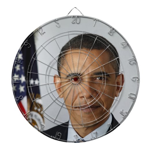 Barack Obama Dartboard Dartscheibe (vorne)