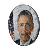 Barack Obama Dartboard Dartscheibe (Vorderseite rechts)