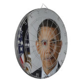 Barack Obama Dartboard Dartscheibe (Vorderseite Links)